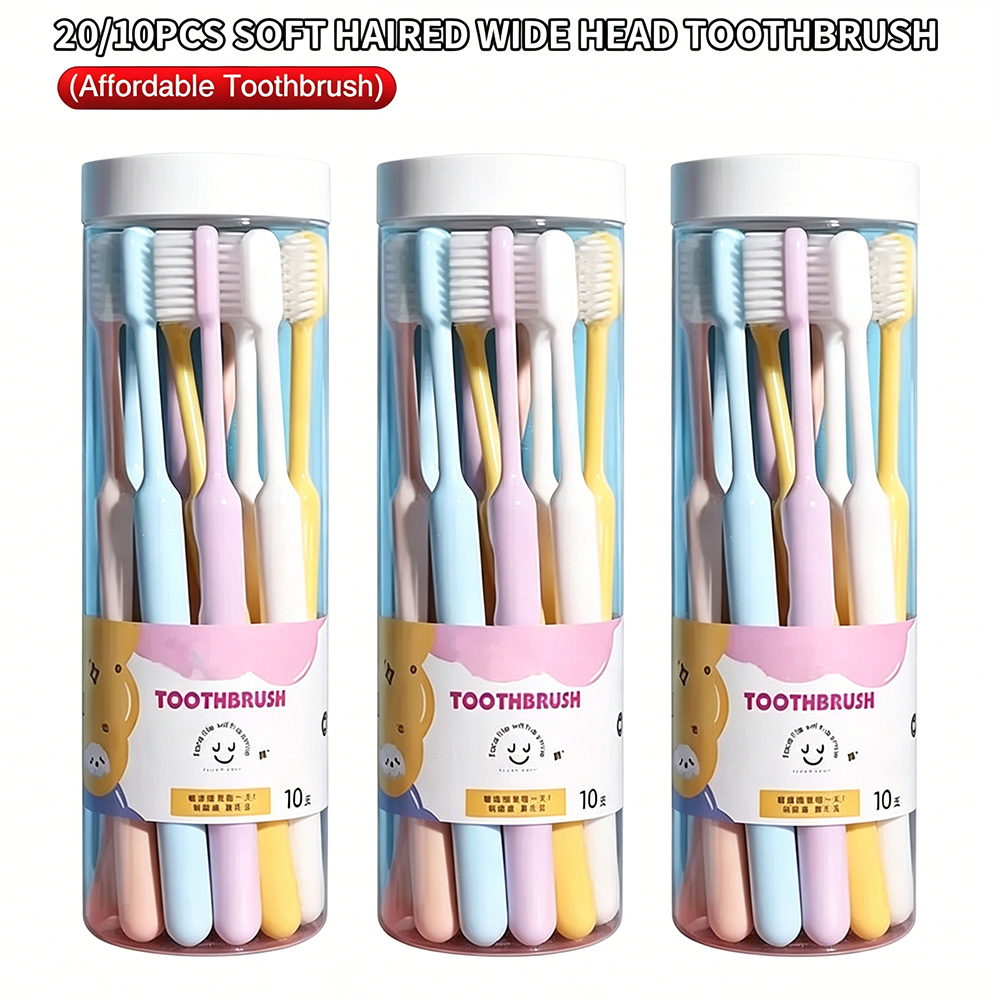 Bamboo Toothbrush - Escova de Dentes de Grande Capacidade,