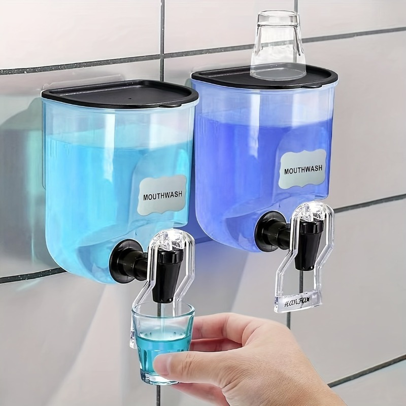 Reusable Bottle - Dispensador de enxaguante bucal de 600ml,