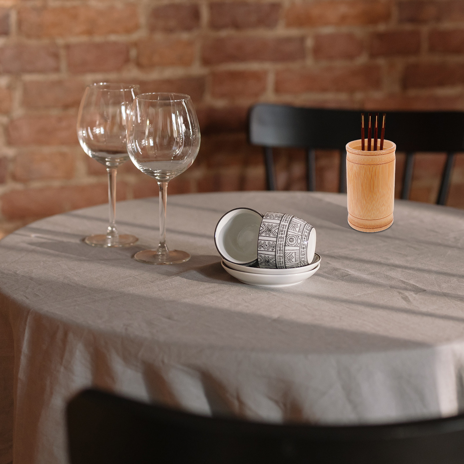 Bamboo Cutlery - Suporte para Hashis de Bambu, Organizador
