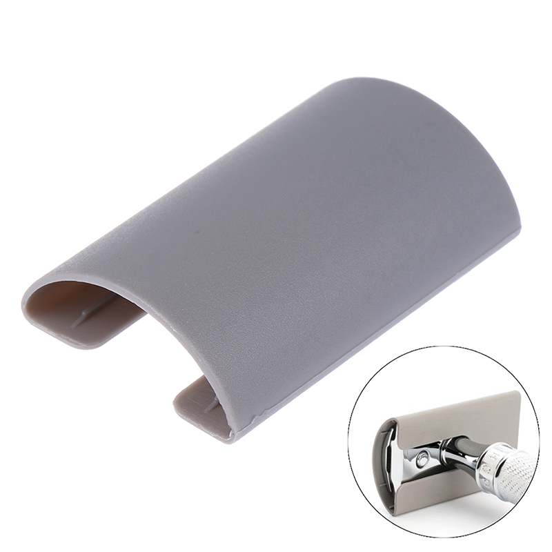 Safety Razor Handle - 1 peça de plástico dupla borda