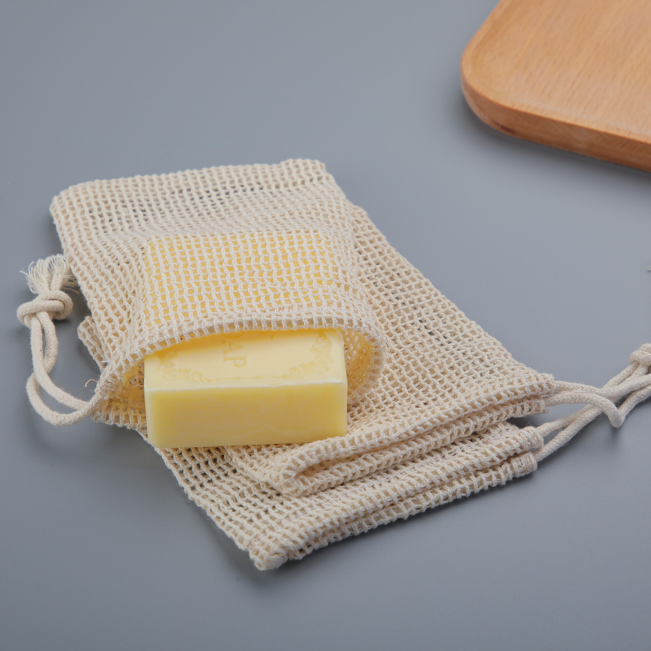 Eco Soap - Saco de algodão natural para economizar