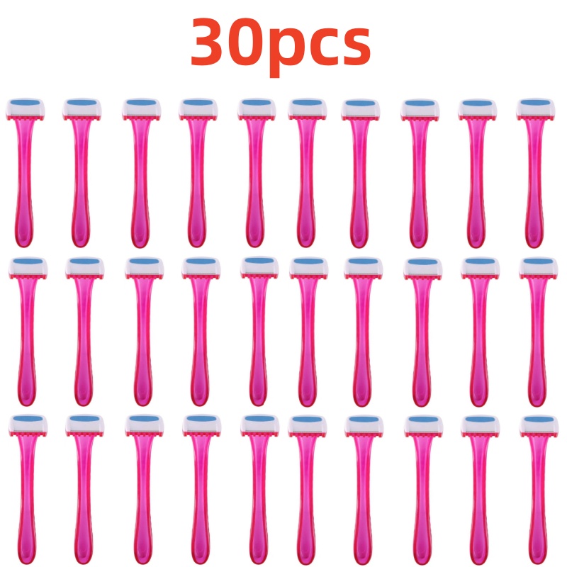 Safety Razor Handle - 5-30 Peças de Lâminas Descartáveis para