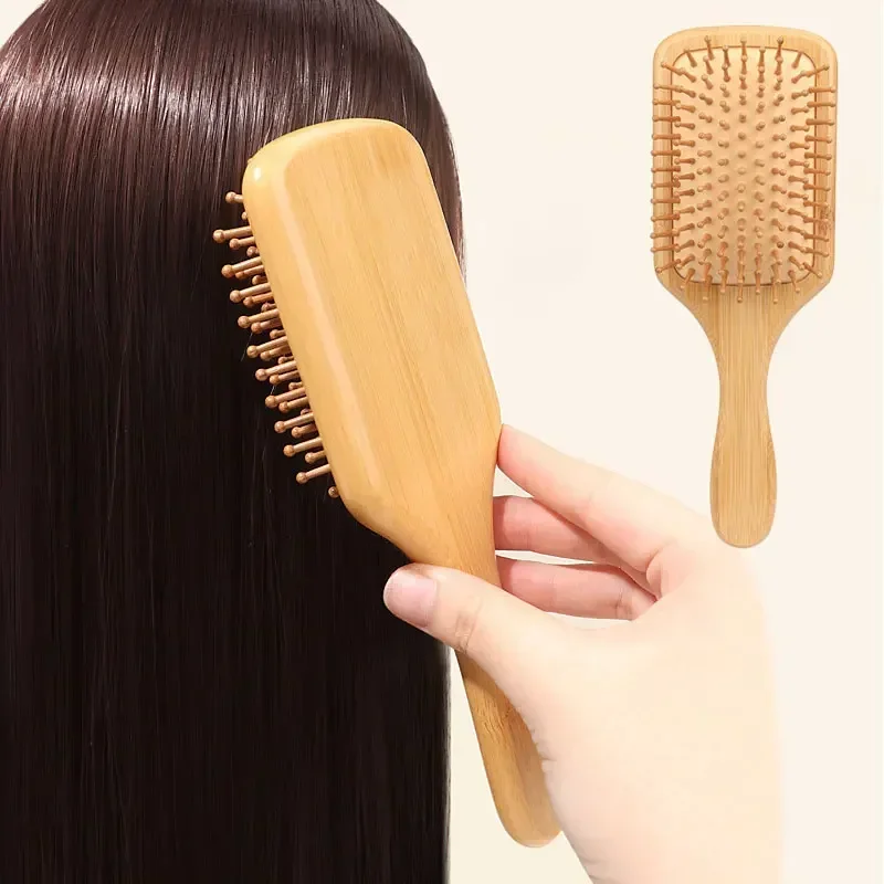 Bamboo Toothbrush - Escova de Cabelo Premium de Madeira