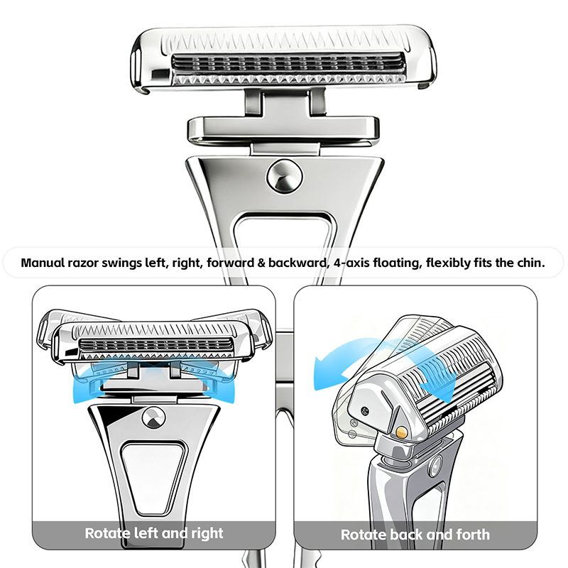 Whityle 24TS Glide Pro 4D Supe - Safety Razor Handle avaliação e preço