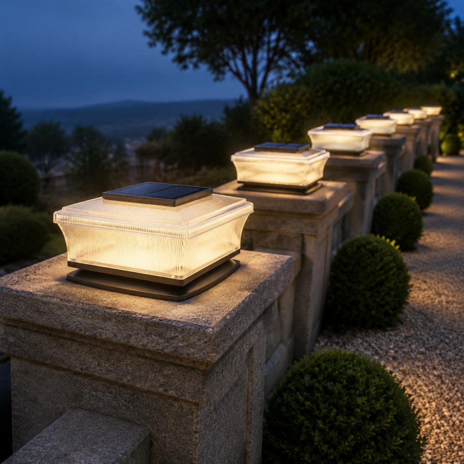 Luz Solar para Poste Sem Fio,  - Solar Garden Light avaliação e preço