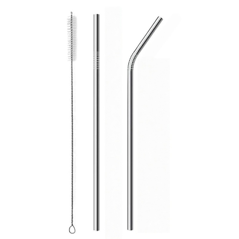 3 canudos de metal reutilizáve - Reusable Straw avaliação e preço