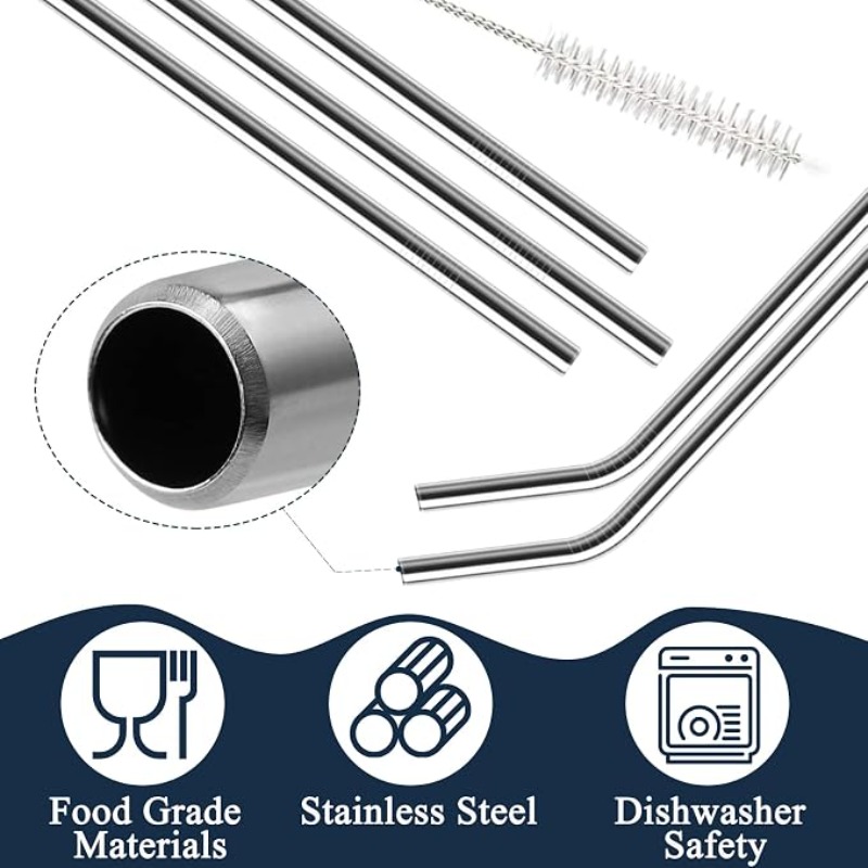 3 canudos de metal reutilizáve - Reusable Straw avaliação e preço