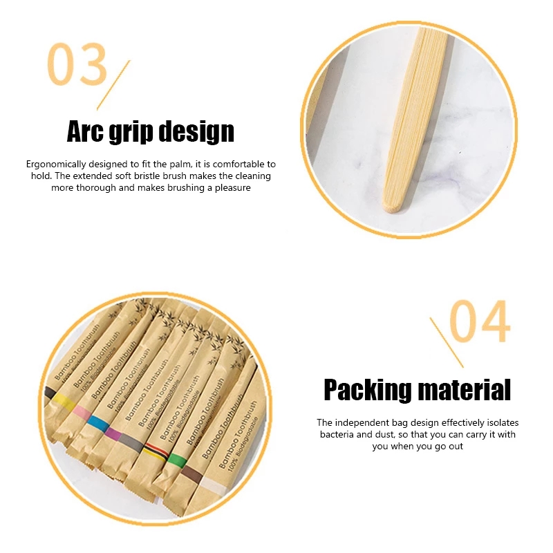 Escovas de dentes de bambu 100 - Bamboo Toothbrush avaliação e preço