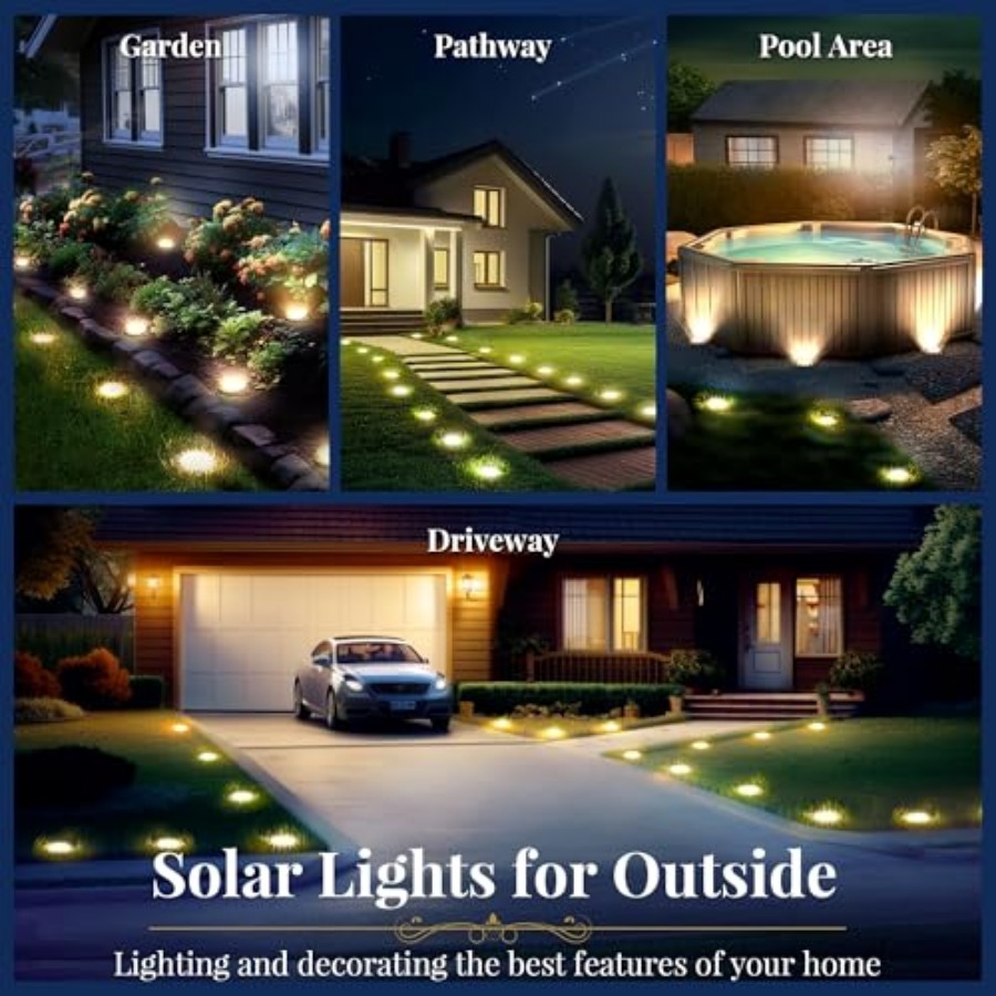 Luzes Solares de Solo, Luzes S - Solar Garden Light avaliação e preço